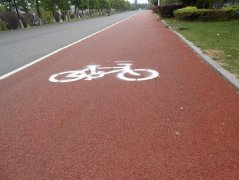 自行車道-彩色透水地坪